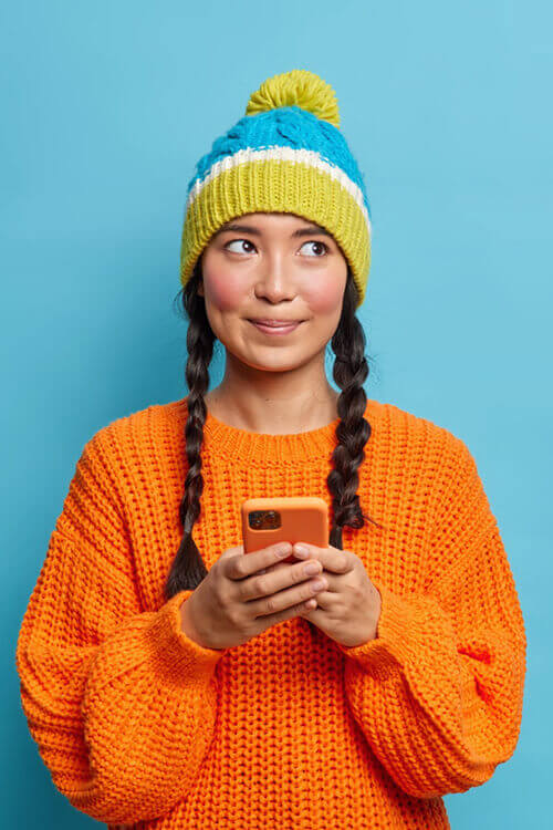 People connecting in conversation