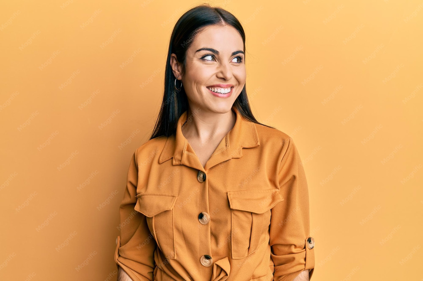 Smiling young woman